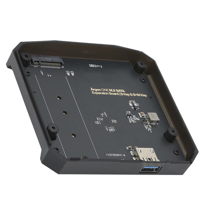Boîtier pour carte d'extension M.2 Raspberry Pi 4B USB3.0 vers SATA Connecte les SSD