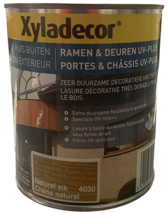 Xyladecor - Ramen en deuren UV plus - Natuur Eik - 0.75 L