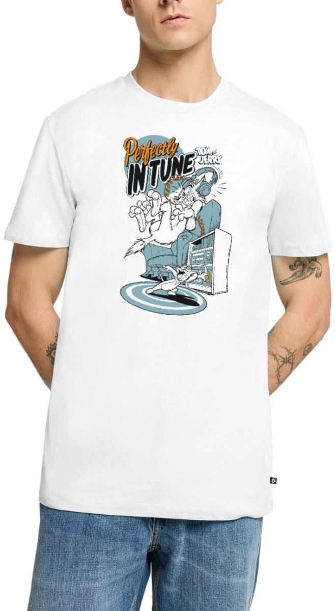 Tom En Jerry Perfectly In Tune Premium T Shirt Heren