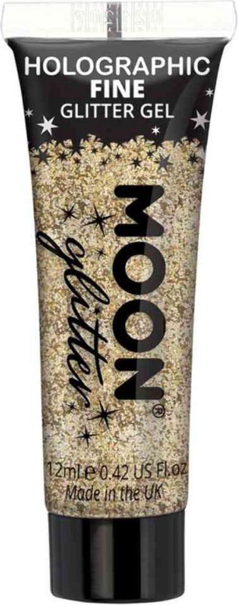 Moon Creations Glitter - Holografische Glittergel - 12 Ml - Goud
