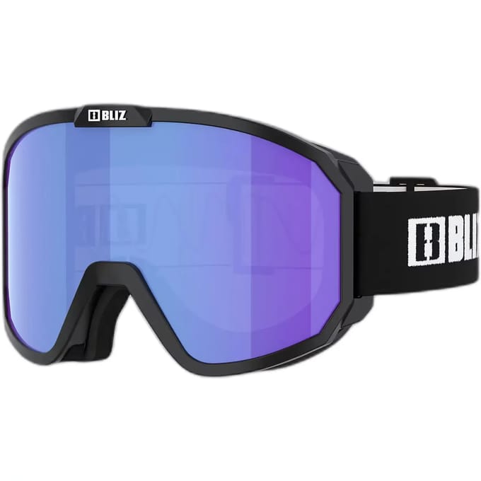 Skibril Bliz Rave Matt Black-White Logo / Orange
