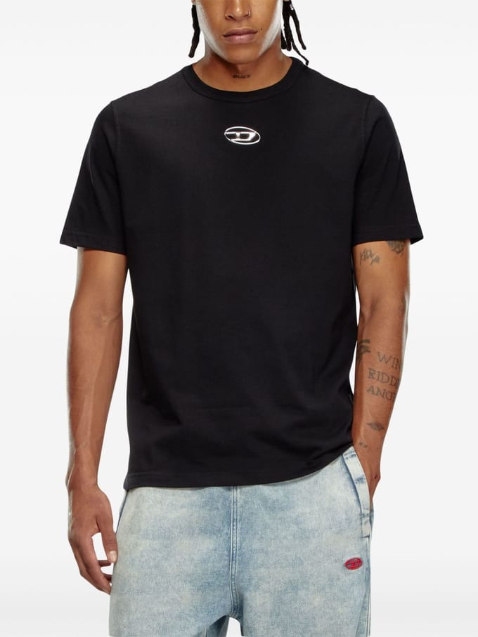 Diesel t-shirt t-adjust-od man zwart