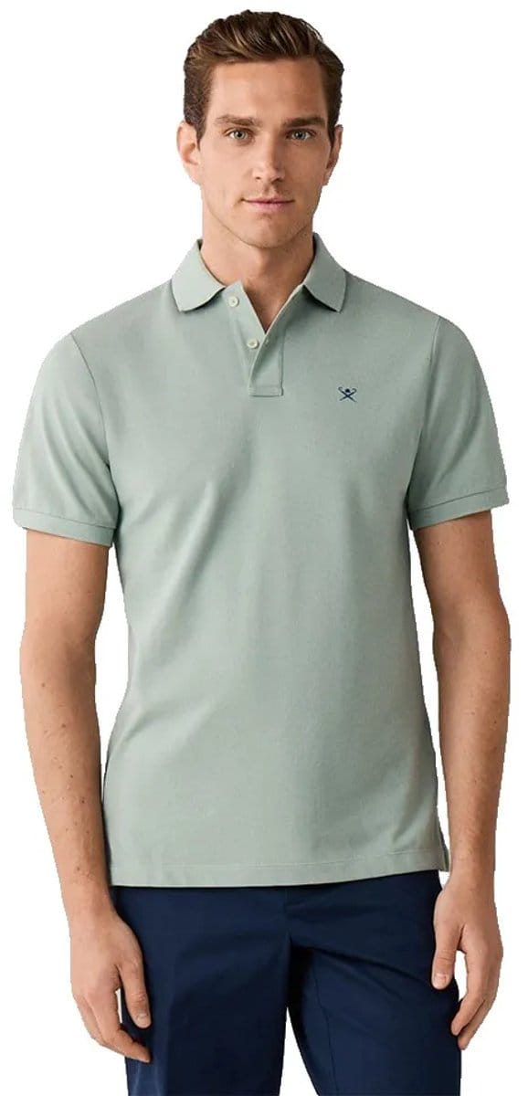 Hackett Hm5600203 Korte Mouw Poloshirt Groen M Man