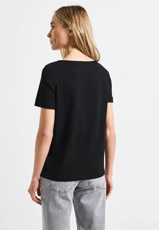 Basic shirt met print