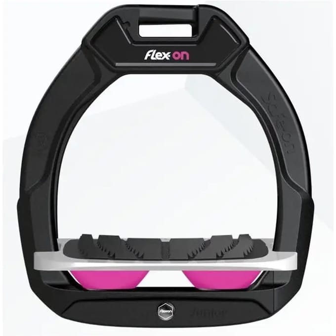 Veiligheidsstijgers voor rijden Hellend Grip Zwart/Grijs/Roze Flex-On Safe-On