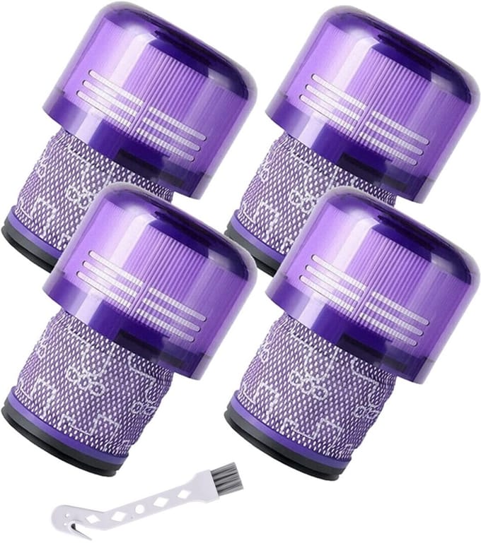 Filter voor Dyson V15 vervangingsfilter 970013-02 [4 Stuks] Dyson V15 Serie Detect