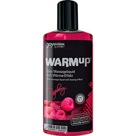 Joydivision WARMup Verwarmende Massageolie Framboos - 150 ml