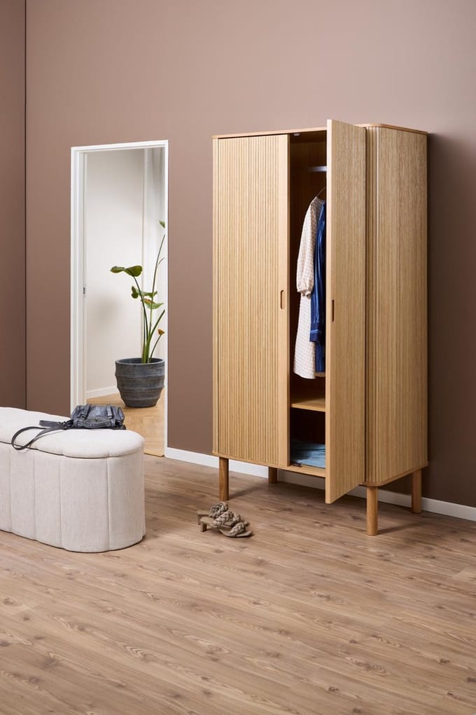Giga Living Kledingkast Rustam - 100x55x200cm - Naturel Eiken