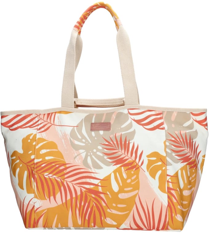 Zebra Trends Richelle Strandtas - Ritssluiting - Schoudertas - Ritsvak - Shopper - Zomertas - Beach - Multi oranje