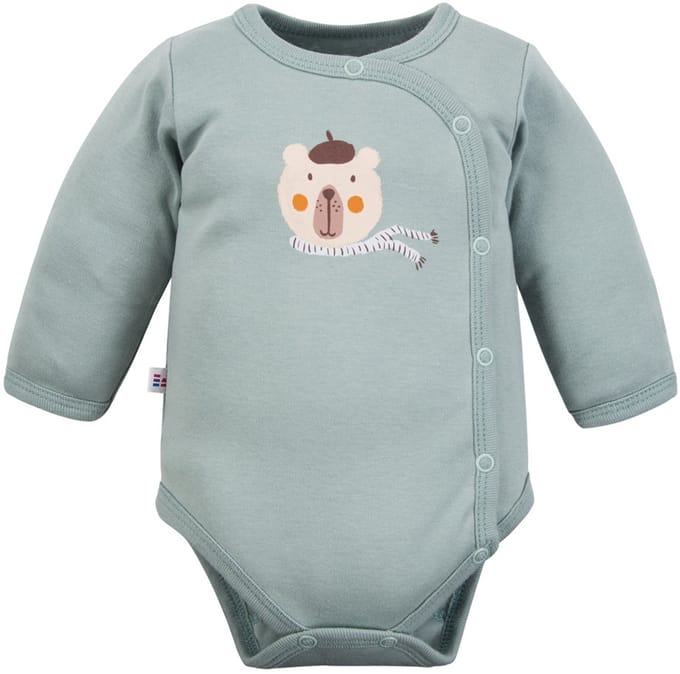 Eevi - Rompertje Beer - Omslagromper - Overslagromper - Maat 62 - 2 t/m 4 maanden