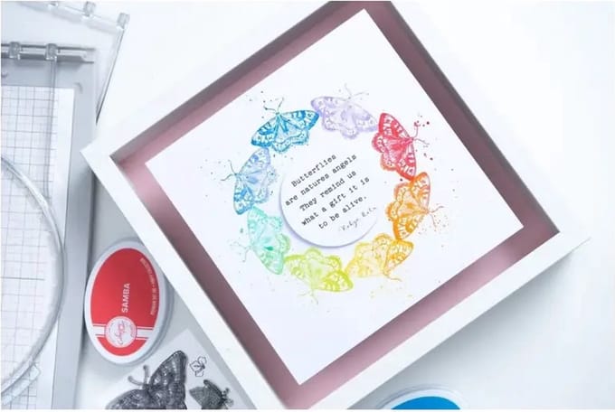 Sizzix Clear Stamps Nature Butterflies (666642)