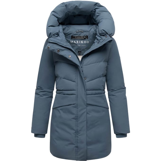Marikoo dames winterjas Delilah met fleecevoering & verstelbare taille