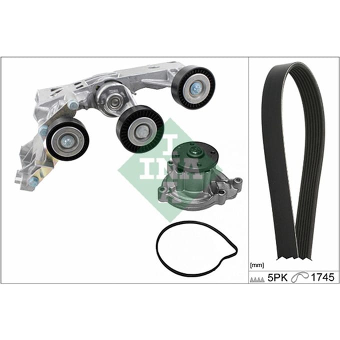 Schaeffler Ina Waterpomp + V-riemset INA 529 0148 30