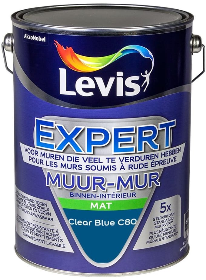 Levis - Expert Muur Binnen Mix - Clear Blue C80 - Mengverf - 5 L