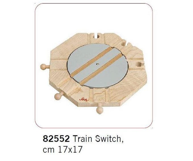 houten treinbaan train switch