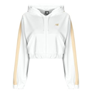 New Balance Interlock Full Zip Trainingspakken Dames - Grijs - Maat S - Leer