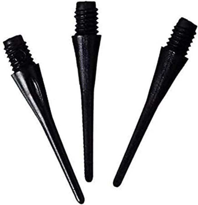 100 Stuks Nylon Dartpijlpunt Vervanging Soft Tip Zwart