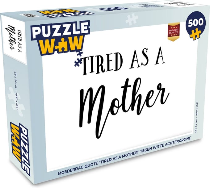 Puzzel Moederdag - Mama - Spreuken - Legpuzzel - Puzzel 500 stukjes