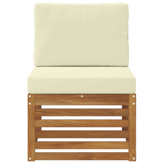 vidaXL - Buiten - Midden - Sofa - Massief - Acacia - Hout - Naturel