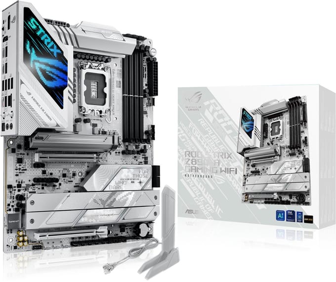 ASUS ROG STRIX Z890-A GAMING WIFI - Moederbord - Intel Z890 - ATX - Compatible met Intel Core Ultra Processoren - LGA 1851 Socket