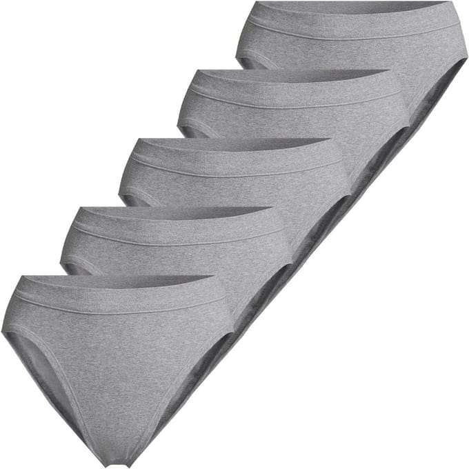 ESGE Dames slip / onderbroek 5 pack Basic - à fines côtes