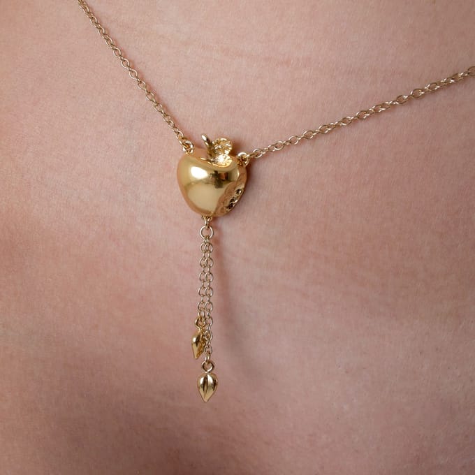 Sylvie Monthulé | Gouden Bodychain | Crunched Apple Maat S