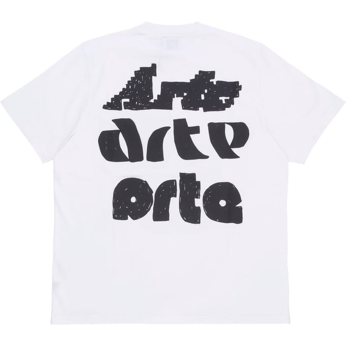 Mannen Multi Logo Afdrukken Tee wit