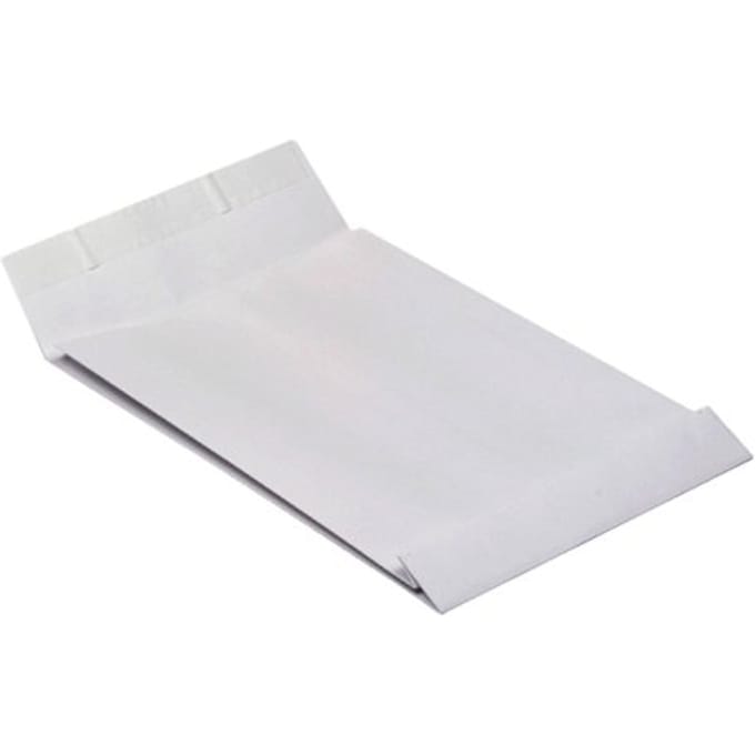 Envelop Quantore monsterzak 229x324x38mm zelfklevend wit 10 stuks