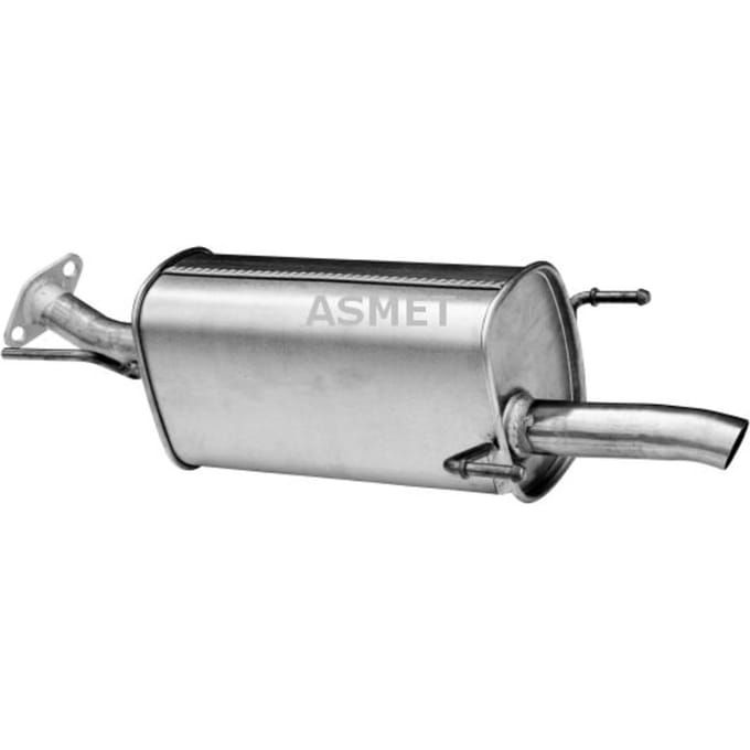 Geluiddemper achter ASMET 05.160