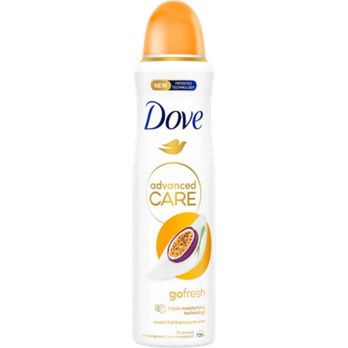 Dove Advanced Care Go Fresh Passion Fruit & Lemongrass 72h Anti-Perspirant Deodorant Spray - 250 ml