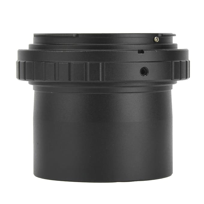 Bague d'adaptation pour télescope 48 mm en alliage d'aluminium de 2 pouces pour monture Canon EOS black