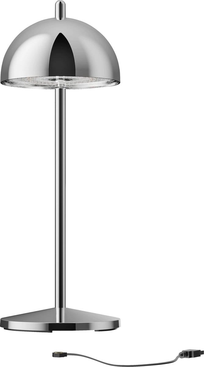 Sompex tafellamp Luna | Chroom | Buiten