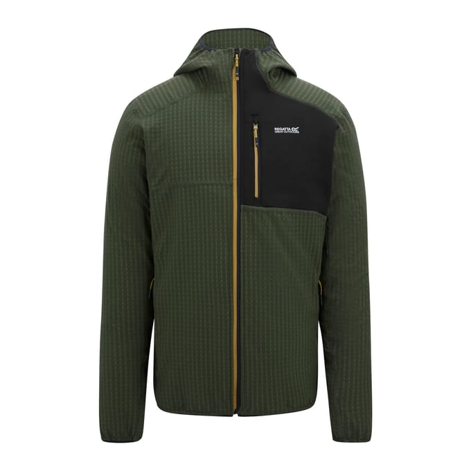 Regatta Heren Alven Full Zip Fleecejack (China Blauw/Nachthemel)