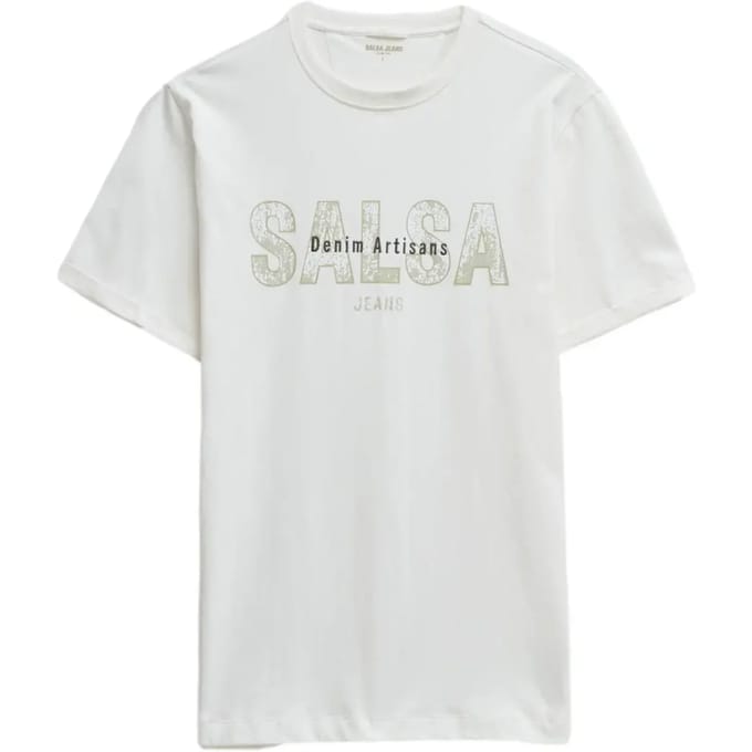 Geborduurd katoenen T-shirt Salsa Jeans
