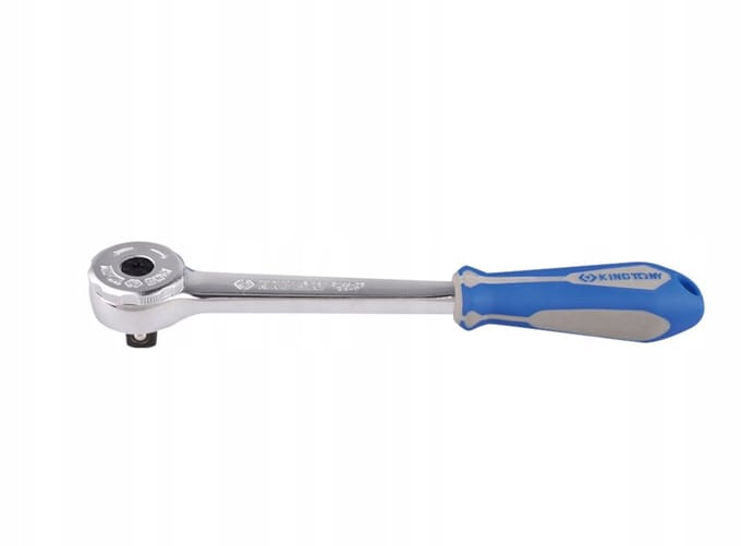 Ratelsleutel 3/8" 72 Tands 200mm met Rubberen Handvat