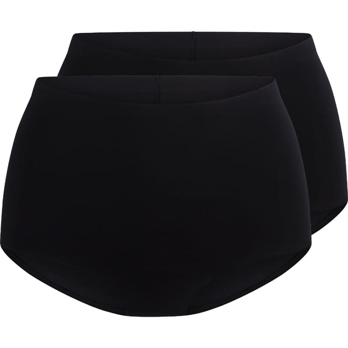 LingaDore - 2-Pack Taille Slip Zwart - maat S - Zwart