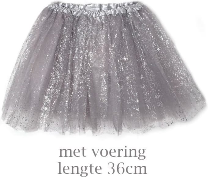 Tutu - Zilver kind - 30 cm