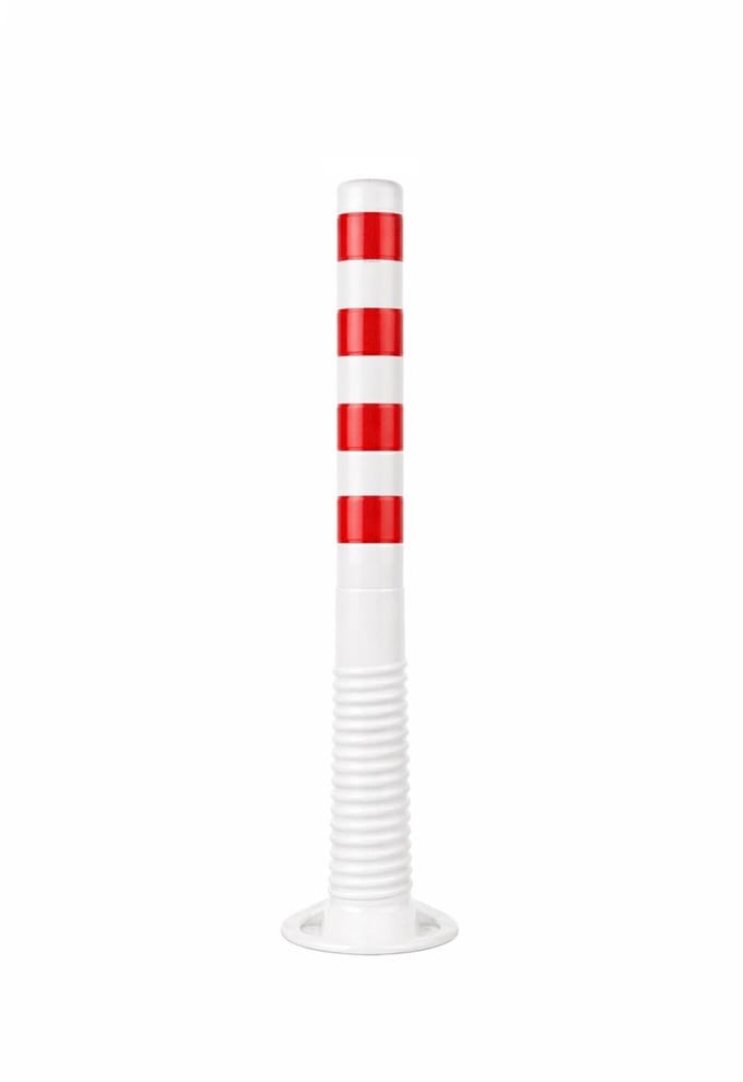 FLEXGUARD flexibele reflecterende afzetpaal - wit rood | 100 cm