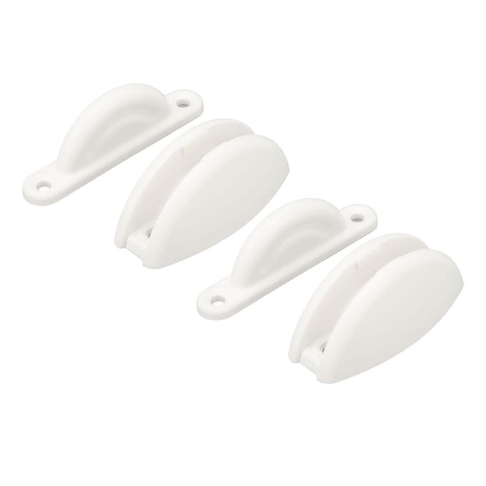 RV Deurvanger Kit Boogvormige Nylon Deurstopper Vasthoudhaak Houder voor Camper Trailer Motorhome Wit wit