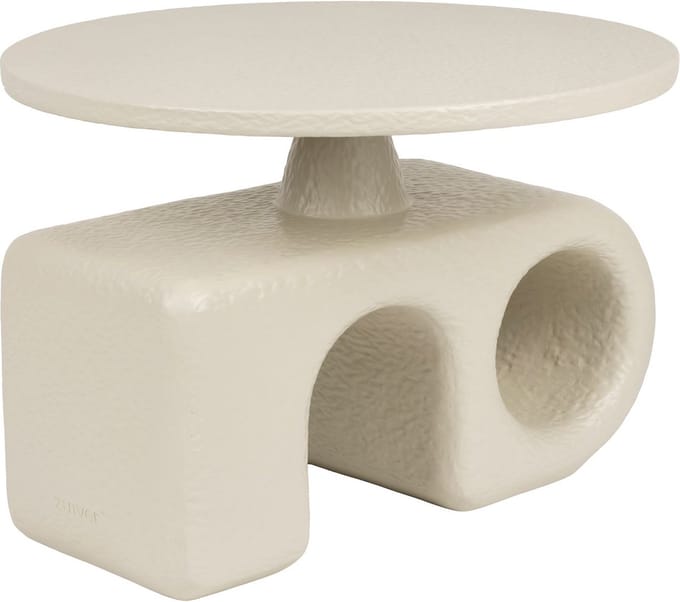 Zuiver Hermit Bijzettafel - Wit