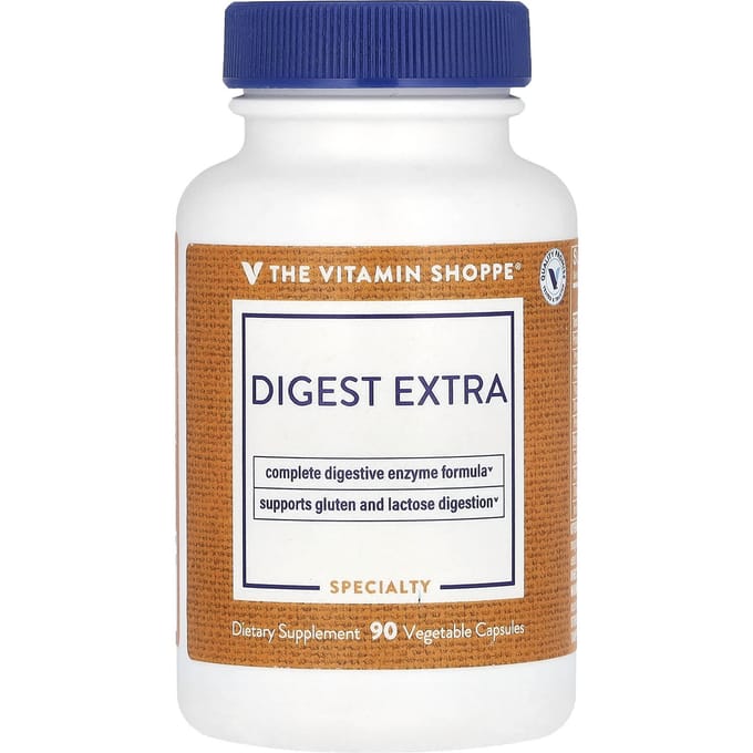 The Vitamin Shoppe, Digest Extra, 90 Capsules Végétales
