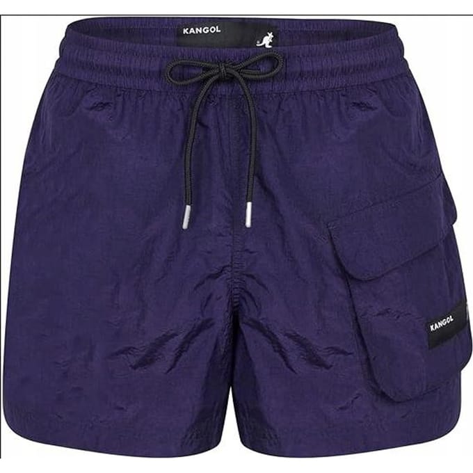 H3807 KANGOL short de bain à poche pour homme M black