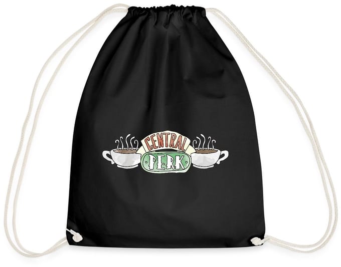 Friends Central Perk Logo Sketch Gymtas