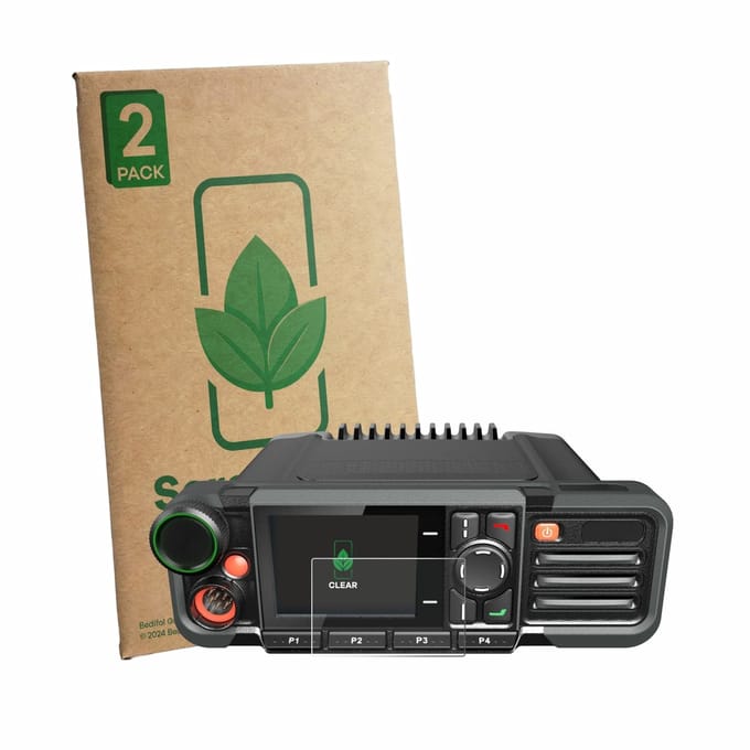 2 Stuks Screenprotector voor Hytera HM785 - Hoogwaardige Beschermfolie transparant