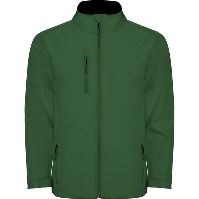 Roly Heren Nebraska Soft Shell Jas (Fles groen)