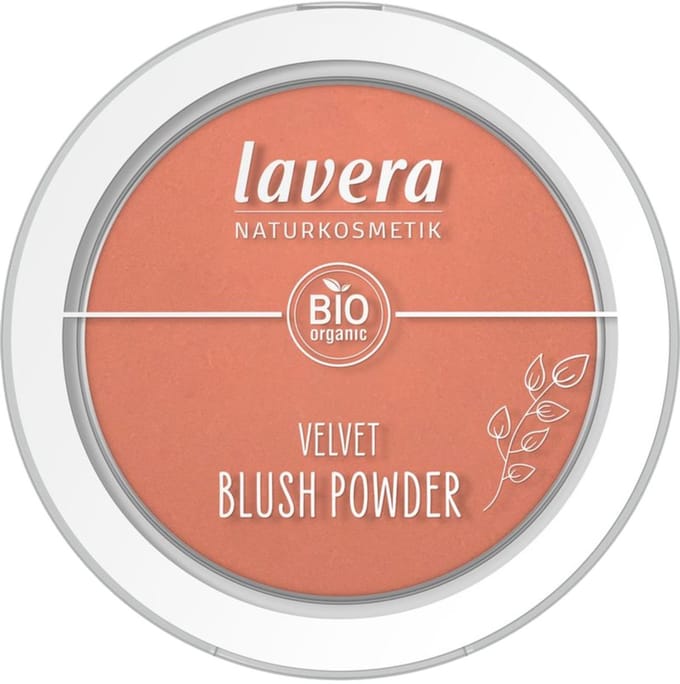 Lavera Velvet blush powder rosy peach 01 5 Gram