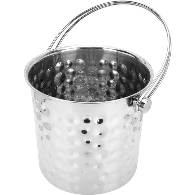 1L Roestvrijstalen IJsemmer Container Draagbare Champagnekoeler met Filter Huisbar Benodigdheden white