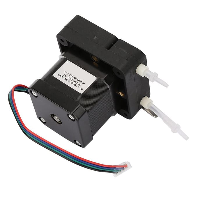Micro-pompe péristaltique anticorrosion à grand débit avec moteur pas à pas