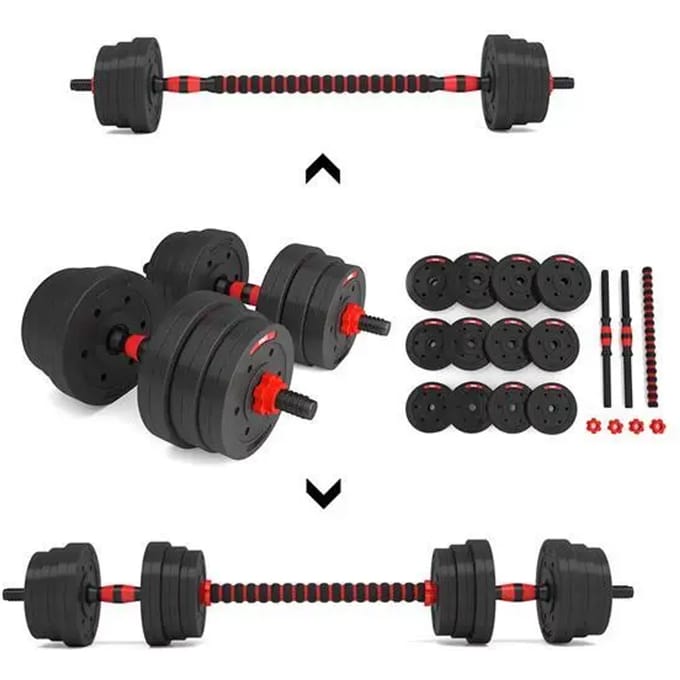 HMS Dumbbells & Halter Set - 20 kg