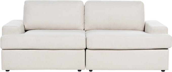 ALLA - Driezitsbank - Lichtbeige - Polyester